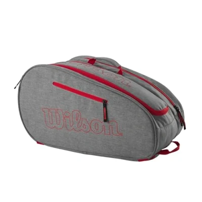 Afbeelding van Padel Tas Wilson Team Bag Grey Bright Red