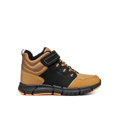 Afbeelding van Geox J Flexyper Boy B ABX, kinderlaarzen, zwart/geel (Black Dk Yellow), 36 EU
