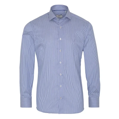 Afbeelding van Eterna SLIM FIT Zakelijk overhemd, Heren, Maat: 38x67, Blau/weiß