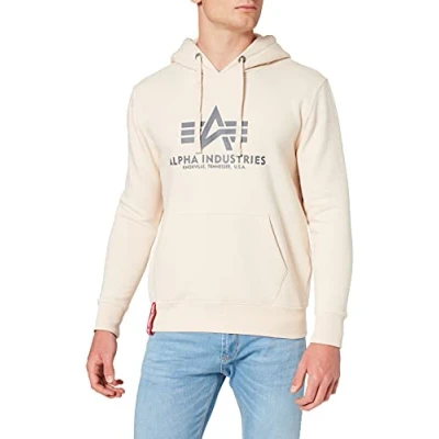 Afbeelding van Alpha Industries Hoody Hoodie, Heren, Maat: XL, Stream white