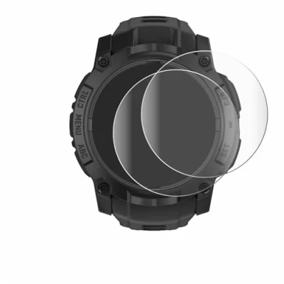 Afbeelding van BROTECT Screenprotector voor Garmin Instinct 3 Solar Tactical Edition (50 mm) Folie Beschermfolie transparant volledig dekking (2 Stuks)
