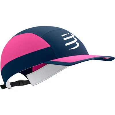 Afbeelding van Compressport 5 Panel Light Cap Hardlooppet Ultralicht Indigo Magenta One Size