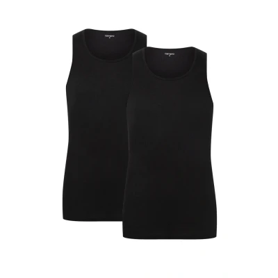 Afbeelding van camano 2 PACK Top, Heren, Maat: XXL, Black