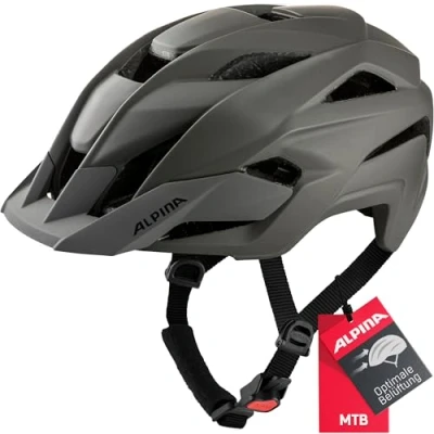Afbeelding van alpina Kamloop coffee grey matt 2022 fietshelm, 51 55 cm