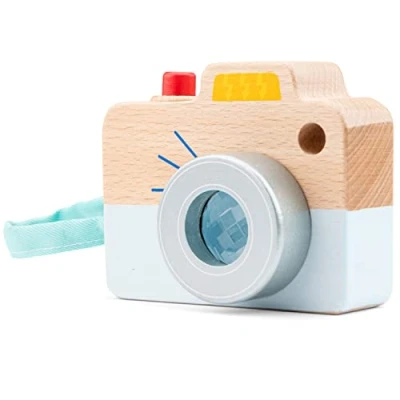 Afbeelding van New Classic Toys Houten Speelgoed Camera