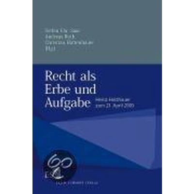 Afbeelding van Recht als Erbe und Aufgabe