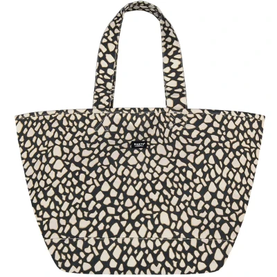 Afbeelding van Barts shopper Juno met all over print zwart/ecru