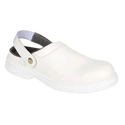 Afbeelding van Portwest Steelite Veiligheids Klompschoen SB AE WRU Grotte: 37, Kleur: Wit, FW82WHR37