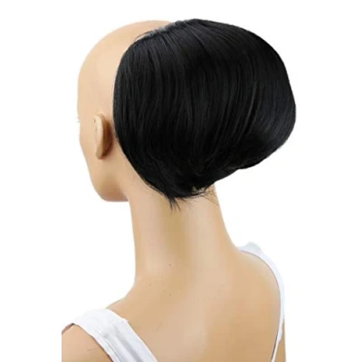 Afbeelding van CAISHA Knot Haarstukje Vlecht Haar Broodje Hepburn Stropdas Opsteekkapsels Zwart HD2