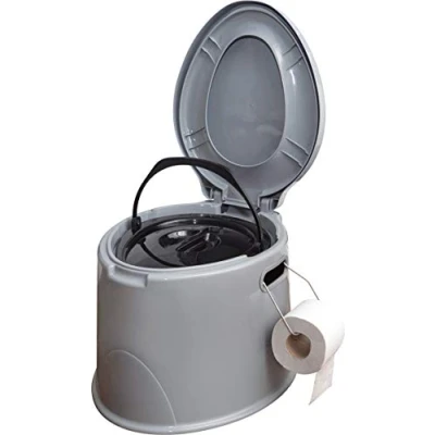 Afbeelding van Draagbaar toilet grijs