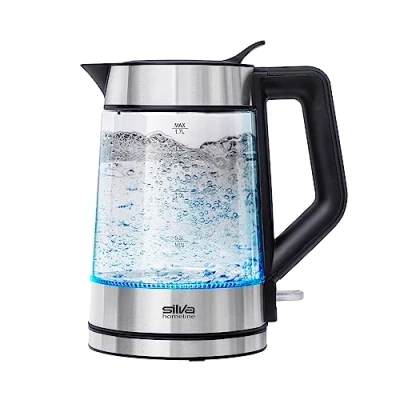 Afbeelding van Silva Homeline KL G 2007 Waterkoker Snoerloos Zilver, Zwart