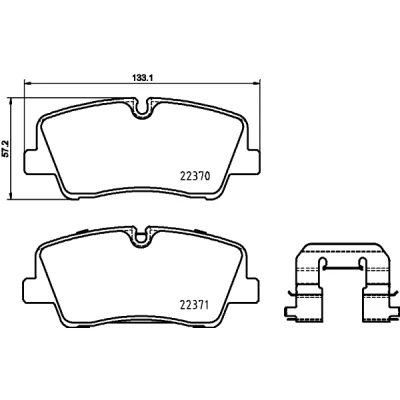 Afbeelding van Brembo Remblokset P 30 085