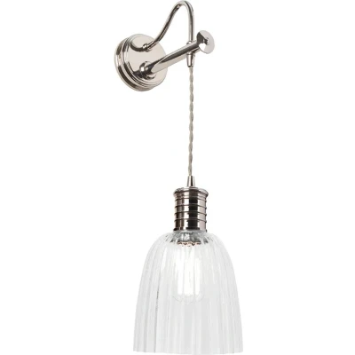Afbeelding van Elstead Lighting LED Wandlamp Douille 1X E27 Max 60W Polished Nickel