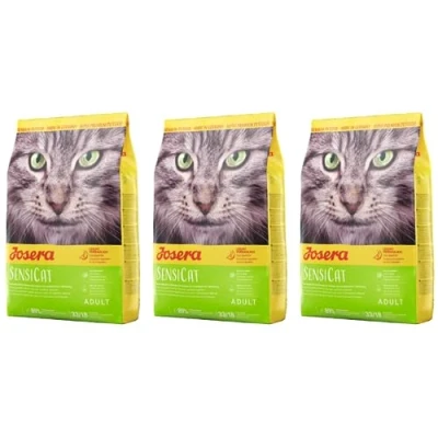 Afbeelding van JOSERA SensiCat Kattenvoer (3 x 2 kg) met extra verdraagbare formule Super Premium droogvoer voor volwassen en gevoelige katten verpakking van 3 stuks