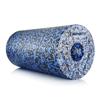 Afbeelding van BODYMATE professionele Fasciarol STANDARD middelhard Lengte 30 cm Diameter 15 met gratis e book BLUE SAPPHIRE