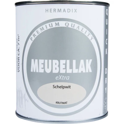 Afbeelding van Hermadix Meubellak eXtra Dekkend Krijtmat Schelpwit