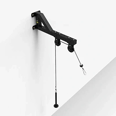 Afbeelding van ZZRS katrol kabel machine bevestigingssysteem, fitness systeem thuis gym apparatuur trainingsaccessoires voor lat pull downs (kleur: vaste katrol)
