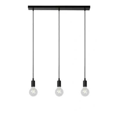 Afbeelding van Lucide FIX Hanglamp 3xE27 Zwart
