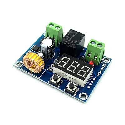 Afbeelding van iHaospace DC 12 V 36 accubewaker met uitschakeling, spanningsbeveiliging, laagspanningsschakelaar, programmeerbare onderspanningsschakelaar, overontladingsbeveiliging, automatische uitschakeling