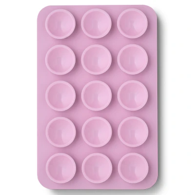 Afbeelding van iDeal of Sweden Magsafe Suction Mount Bubble Gum Pink Roze Siliconen En TPU (zacht)