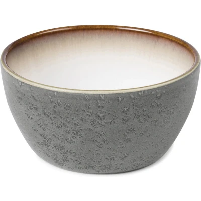 Afbeelding van BITZ Kom Dia. 12 x 6 cm Grijs/Crème