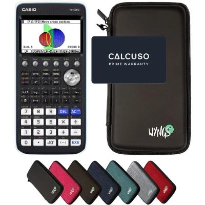 Afbeelding van CALCUSO Basispakket zwart met Grafische Rekenmachine Casio FX CG 50