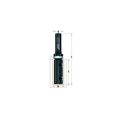 Afbeelding van HMWP kantenfrees Ø 19 x 49,5/100 mm. z= 1