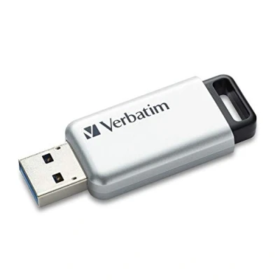 Afbeelding van Verbatim USB 3.0 stick 16 GB, Secure Pro, zilver 100 MB/s, (W) 35 AES 256 bit, retailblister