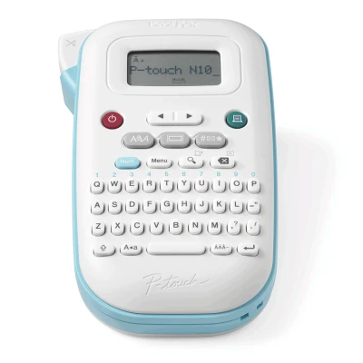 Afbeelding van Brother PT N10, Etiketteringsapparaat, Blauw, Wit