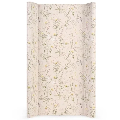 Afbeelding van KikkaBoo Baby aankleedkussen Secret Garden zacht van pvc, 80 x 50 cm, waterdicht en draagbaar, beige