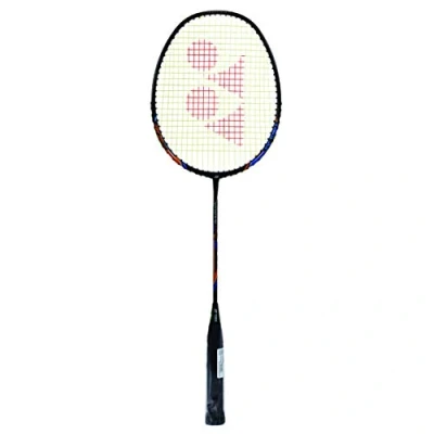 Afbeelding van YONEX Nanoray Light 18i Graphite badmintonracket met gratis volledige hoes (77 gram, 30 lbs Tension, zwart)