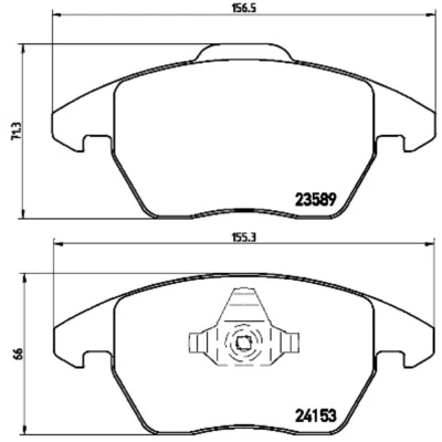 Afbeelding van Brembo Remblokset P 61 076