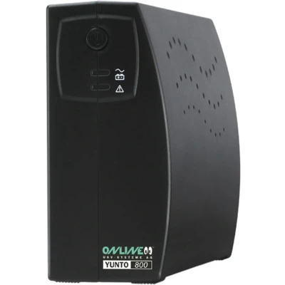Afbeelding van ONLINE USV Systeme YUNTO 800 Line Interactive 800VA 3AC uitgang(en) Compact Zwart UPS
