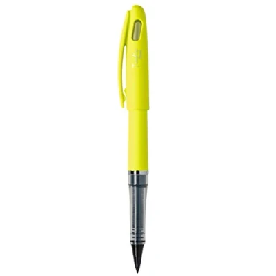 Afbeelding van Pentel TRJ98S A vulpen, medium punt Lot de 12 geel