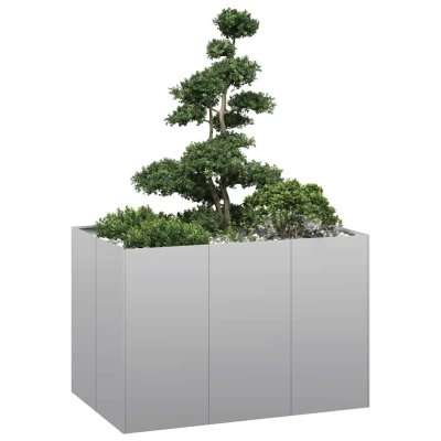 Afbeelding van vidaXL Plantenbak 120x80x80 cm gegalvaniseerd staal