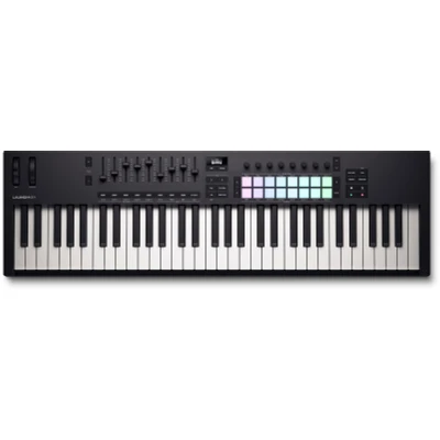Afbeelding van Novation Launchkey 61 [MK4] key Semi Weighted, USB, MIDI Keyboard Controller with DAW Integration. Chord &amp; Scale Modes, 8 Drum Pads, Arpeggiator — Includes Software Bundle for Music Production
