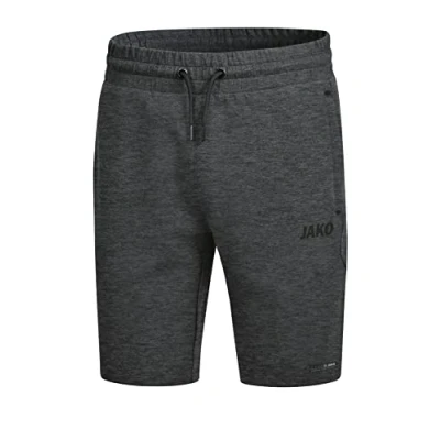 Afbeelding van JAKO Short Premium Basics Antraciet gemeleerd