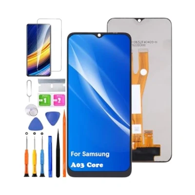 Afbeelding van HLYGZX Vervangend origineel display voor Samsung Galaxy A03 Core LCD scherm, A032F A032M display, touch digitizer assembly, kit met reparatieonderdelen
