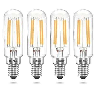 Afbeelding van Bonlux E14 LED lampen, 12V 4W T25, gloeidraad 40W, komt overeen met 4 stuks, warmwit 2700 K
