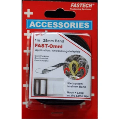 Afbeelding van FASTECH® 671 330 Mod Klittenband Om te bundelen Haak en lusdeel (l x b) 1 m 25 mm Zwart