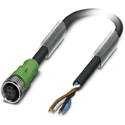 Afbeelding van Phoenix Contact 1509500 Sensor/actuator connector, geassembleerd M12 Aantal polen: 4 Bus, recht 10.00 m 1 stuk(s)