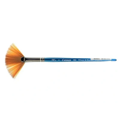 Afbeelding van Winsor &amp; Newton 5388006 Cotman Aquarel penseel van syntetisch haar Serie 888 Waaier, korte steel met uitstekende veerkracht, verfafgite en uiterste nauwkeurigheid Nr. 6 65 mm,