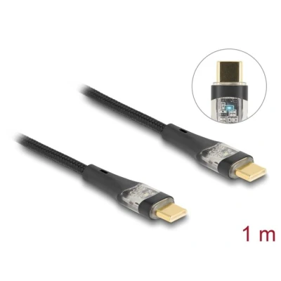 Afbeelding van Delock USB 2.0 Schnellladekabel Type C™ Stecker zu trans