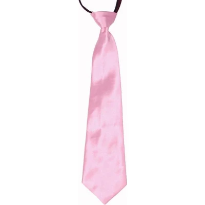 Afbeelding van Kinderstropdas roze effen 26cm
