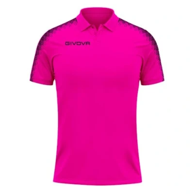 Afbeelding van GIVOVA Polo Club, fuchsia/zwart, L