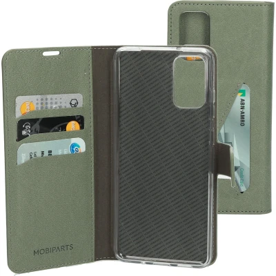 Afbeelding van Mobiparts Classic Wallet Case Samsung Galaxy S20 Plus 4G/5G Stone Green