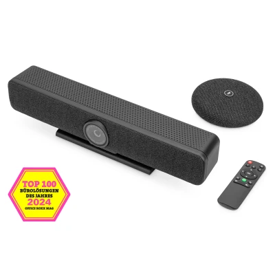 Afbeelding van Digitus DS 55580 4K videoconferentiesysteem 3840 x 2160 Pixel Luidspreker, Microfoon, Snelle autotracking via AI, Standvoet, Stereomicrofoon, Voice tracking