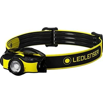Afbeelding van Ledlenser iH5 professionele hoofdlamp LED, incl. helmbevestiging, focusseerbaar, 200 lumen, metalen clip, batterij, werkzaamheden, werklui, headlamp,