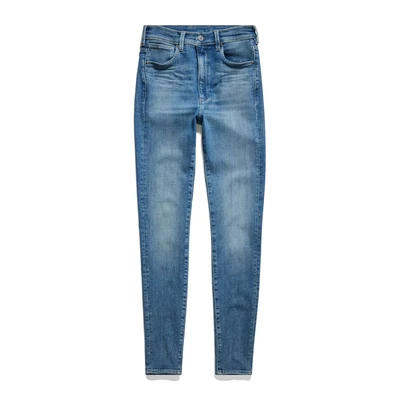 Afbeelding van G Star Raw Kafey Ultra High Skinny Jeans dames Jeans,Blauw (Faded North Sea D15578 d441 g320),23W / 30L