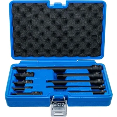 Afbeelding van BGS 25145 Kracht verlengstukset 6,3 mm (1/4&quot;) / 10 (3/8&quot;) 12,5 (1/2&quot;) 9 dlg.